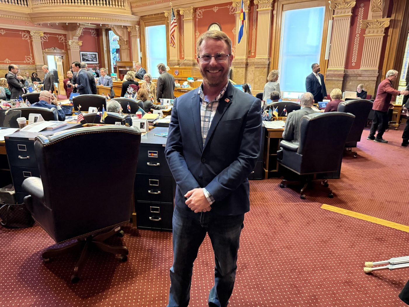 Dr. Rich Guggenheim at the Colorado State Capitol