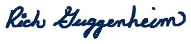 Rich Guggenheim's signature